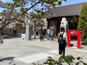 かわいい鳥居もあります